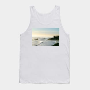 Hazy atmosphere caused by Cyclone Cody's large waves and swells at Mount Maunganui, New Zealand. Tank Top